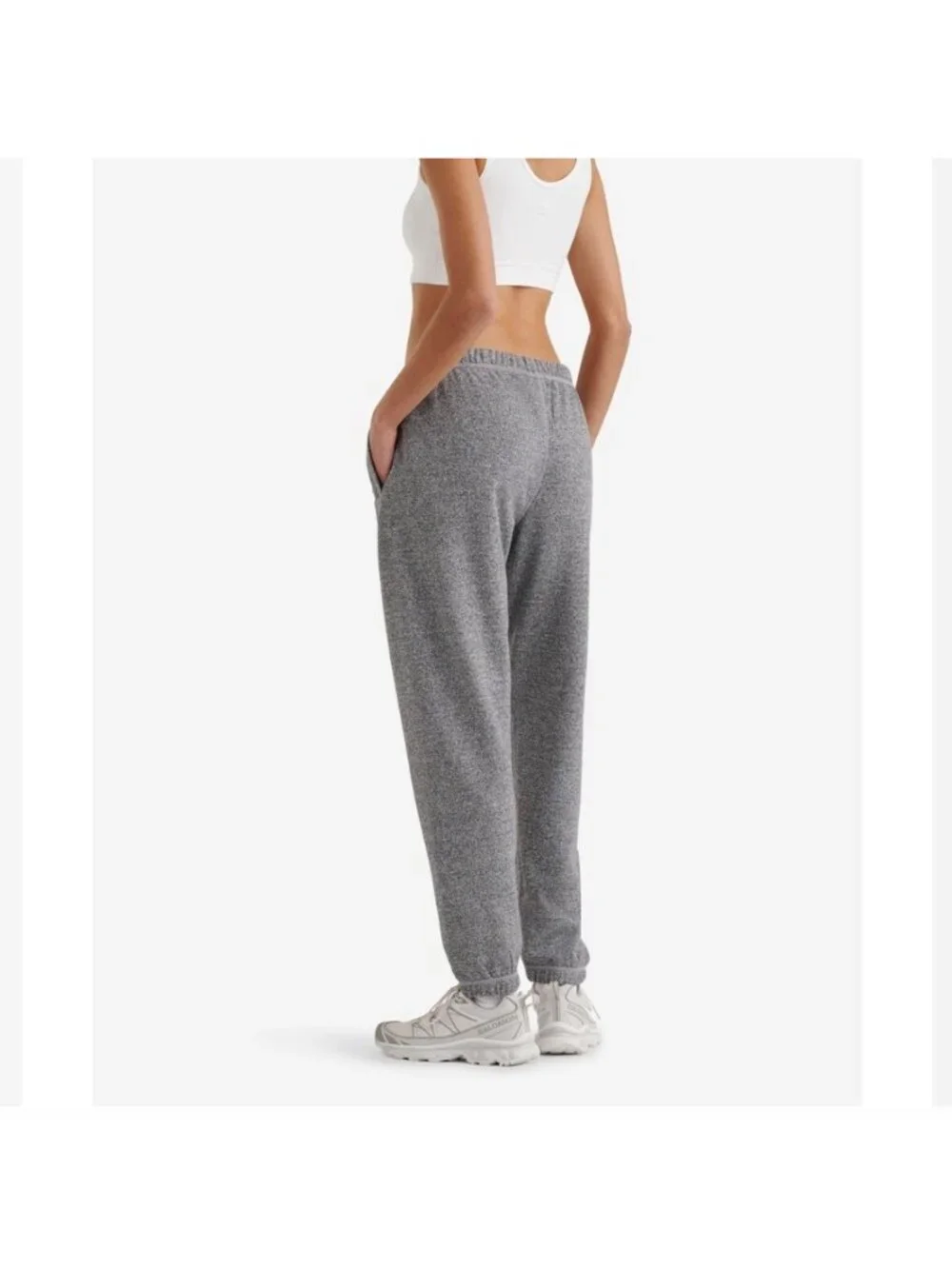 Roots Organic Original Sweatpant Salt And Pepper
